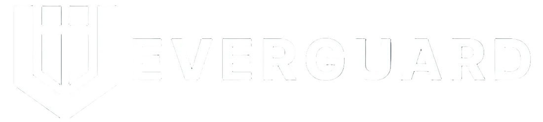 Everguard logo on a dark blue background